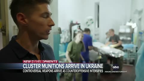 Ukraine recives us cluster munition