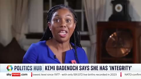 'I am somebody who has integrity', says Tory leadership candidate Kemi Badenoch
