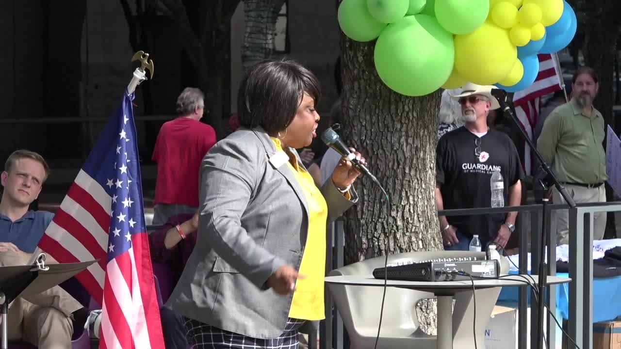 Freedom Defenders Rally - Demetria Smith - With Intro