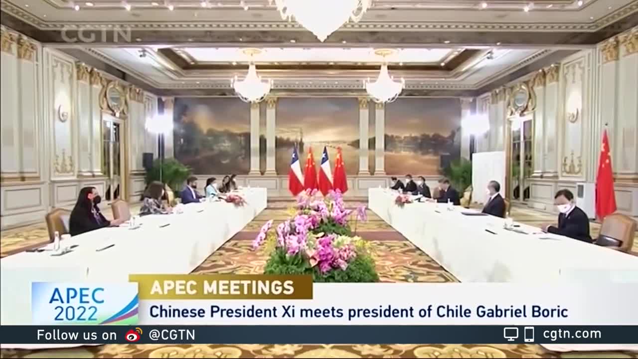 China and Chile vow deeper collaboration as presidents meet