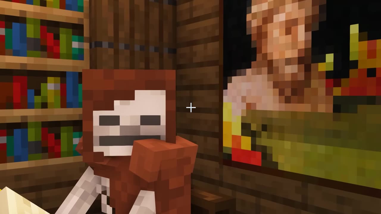 What happens when you dig straight in Minecraft?