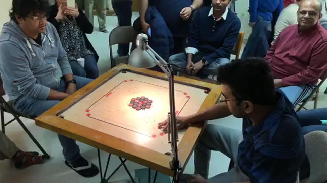 Detroit Carrom - Venugopal vs Babu & Louis vs Ranjit (2 games)