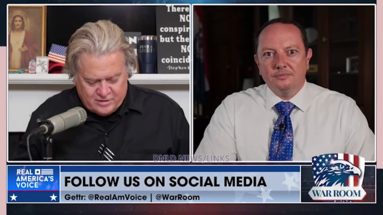 Steve Bannon & Rep Burlison: Defunding Legislation & Going On Offense To Face Justice Department Lies - 7/19/23