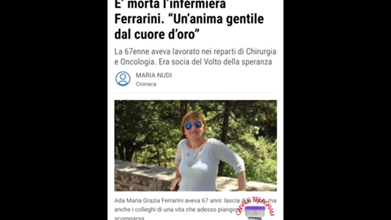 Malori improvvisi dal 12 al 16 settembre 2024.