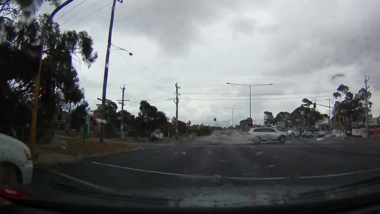 Lightning Strike Hits Car