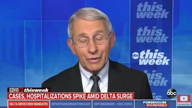 "Expert" Fauci says vaccinated spreading virus