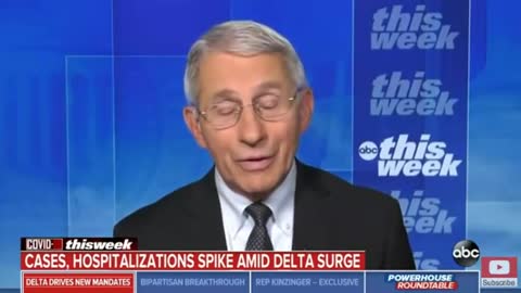 "Expert" Fauci says vaccinated spreading virus