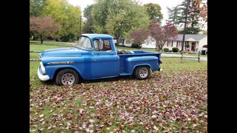 COBALT BLUE CLASSIC CHEVY APACHE