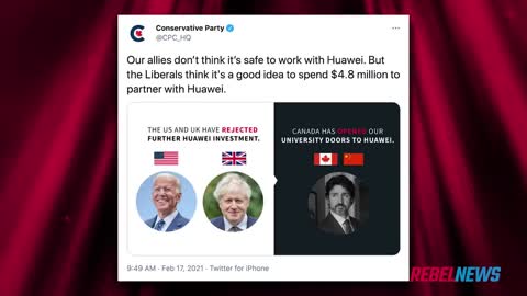 BETRAYAL Erin O’Toole just hired a former Huawei VP to run the Conservative Party war room