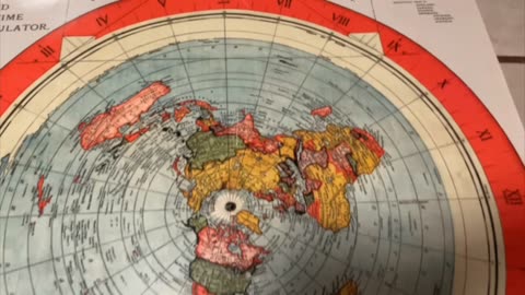 Flat Earth Gleason Map