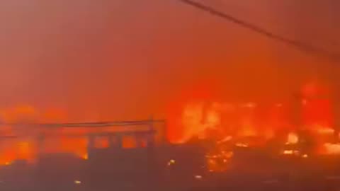 Huge Fire In Lahaina