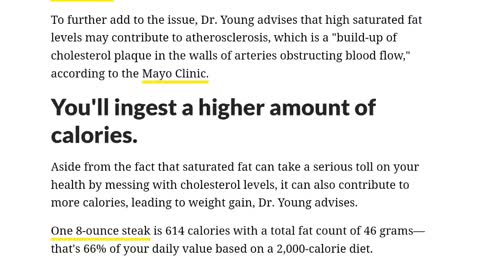 Meat is bad for you they say