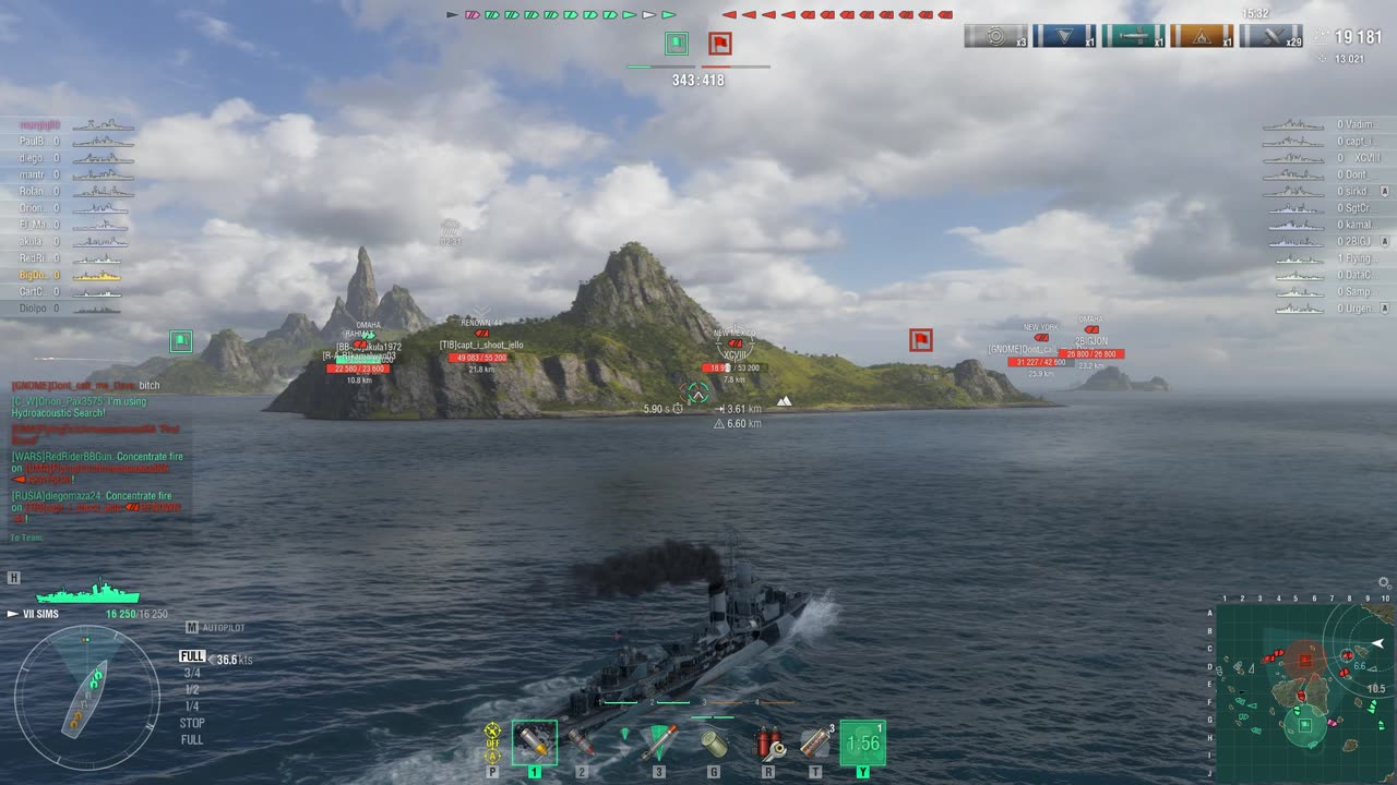World of Warships Sims