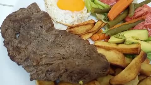 Bistec de res | Cómo hacerlo flameado | receta rapida | COMIDA