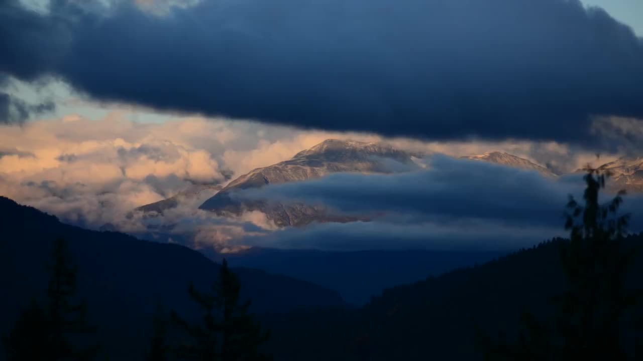Mountain Time lapse, Whistler 15 seconds