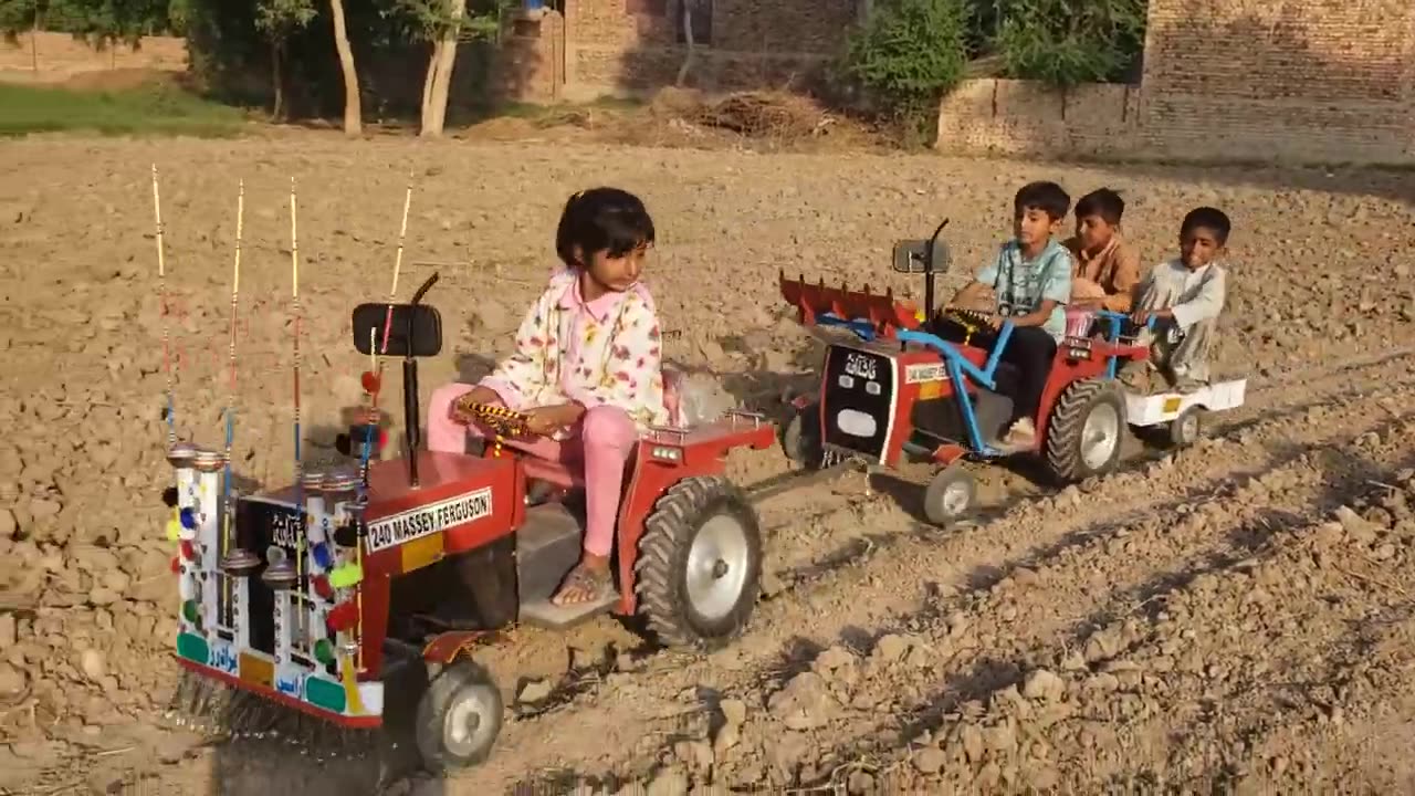 Mini Tractor MF 240 || Tractors || Adam Ji tractor || mini Eicher tractor (part 5) (Muhammad Bilal)