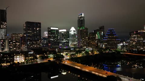 Saturday night in downtown Austin, TX. USA