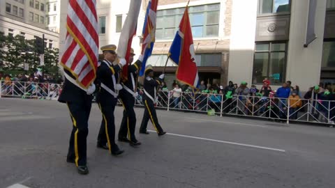 American flag police