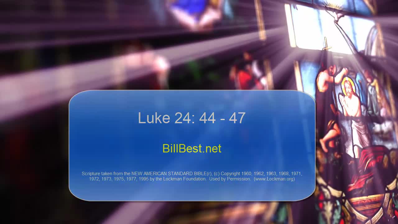 Luke 24:44-47 narrated