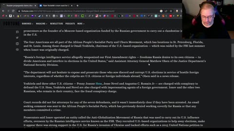 US black socialists are targeted by their own government