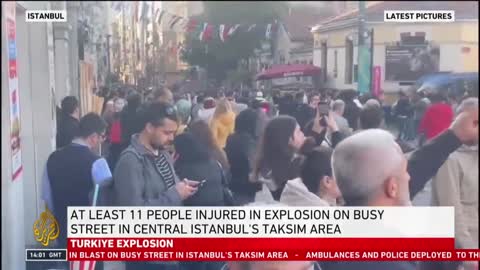 Several injured in explosion in central Istanbul: Turkish media