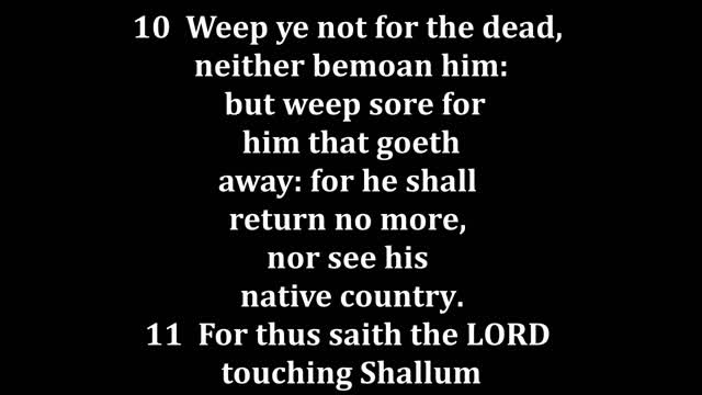 Jeremiah 22 King James version