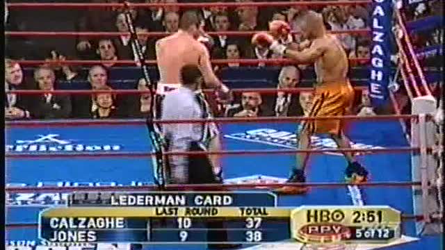 Combat de Boxe Joe Calzaghe vs Roy Jones