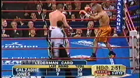 Combat de Boxe Joe Calzaghe vs Roy Jones