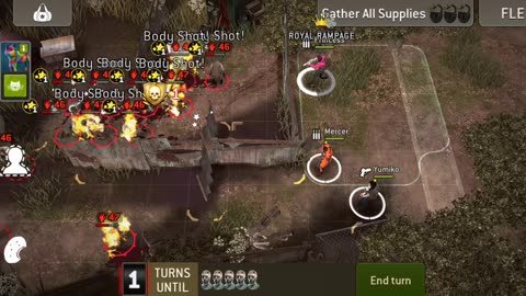 The Walking Dead No Man's Land Getting Burnt Round 47