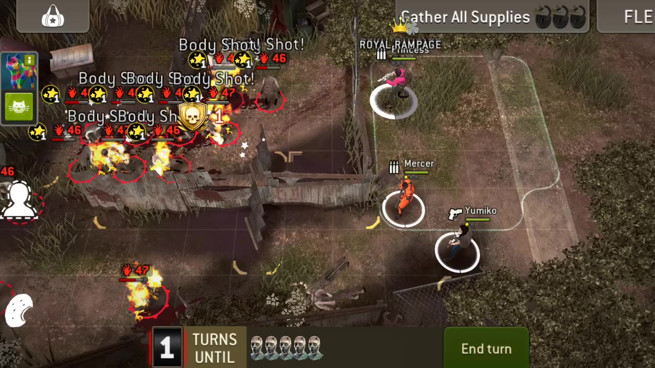 The Walking Dead No Man's Land Getting Burnt Round 47