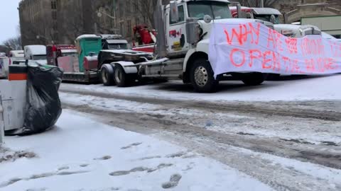 Canadian Trucker Protest Interview Feb 3 2022