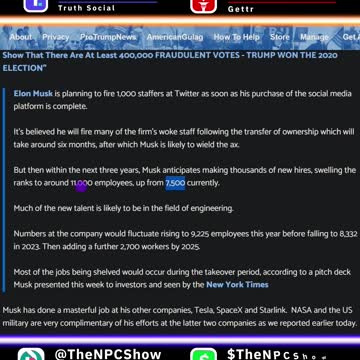 Elon Musk's Plan To Dump ALL Twitter Employees