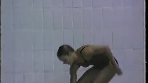 April 16, 1983 - Greg Louganis at U.S. Diving Championships in Indianapolis