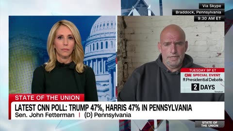 Fetterman explains why Biden dropping out of the race is no longer helping Trump