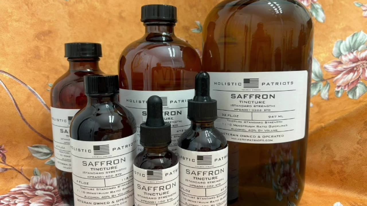 Saffron Tincture and Benefits - Herbal Remedies - Natural Healing