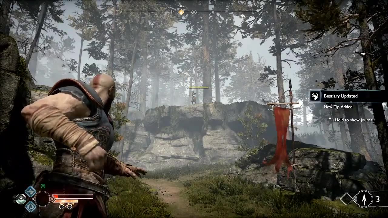 God of War - Path to the Mountain - Continue towards the mountain