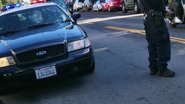 UPS Driver Confronted by San Francisco Police for Double-Parking