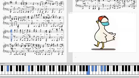 Koi no Yukue Piano Tutorial with Duck Vibing :D