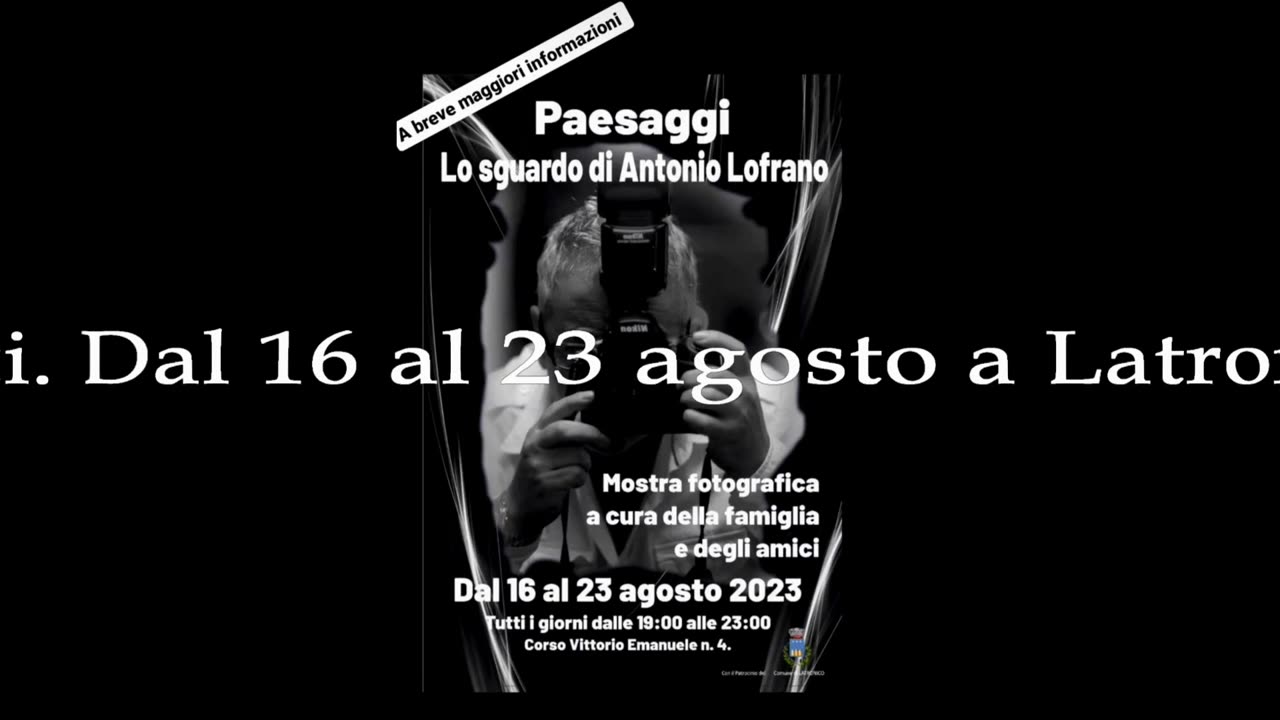 Lo sguardo di Antonio Lofrano: Intervista a Maria Calabrese - A cura di Maurizio Bolognetti