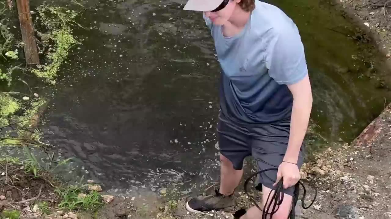 Netting WILD Aquarium Fish in FLOODED SPILLWAY!