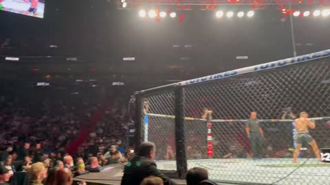 President Trump enters UFC 299 in Miami