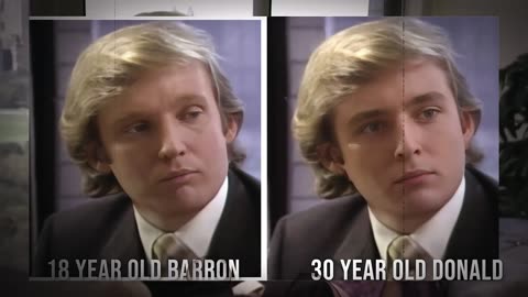 Young Donald Trump looks vs His Boys Looks