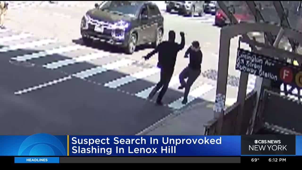 NEW YORK | Police searching for suspect in Lenox Hill slashing