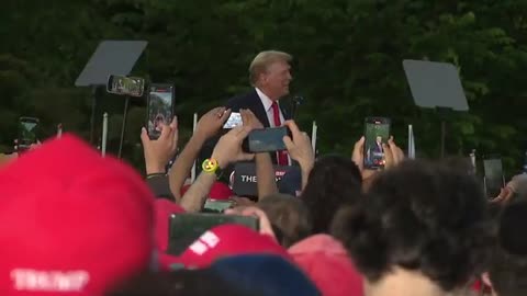 Sheff G, Sleepy Hallow join Donald Trump on stage at Bronx rally LiveNOW from FOX