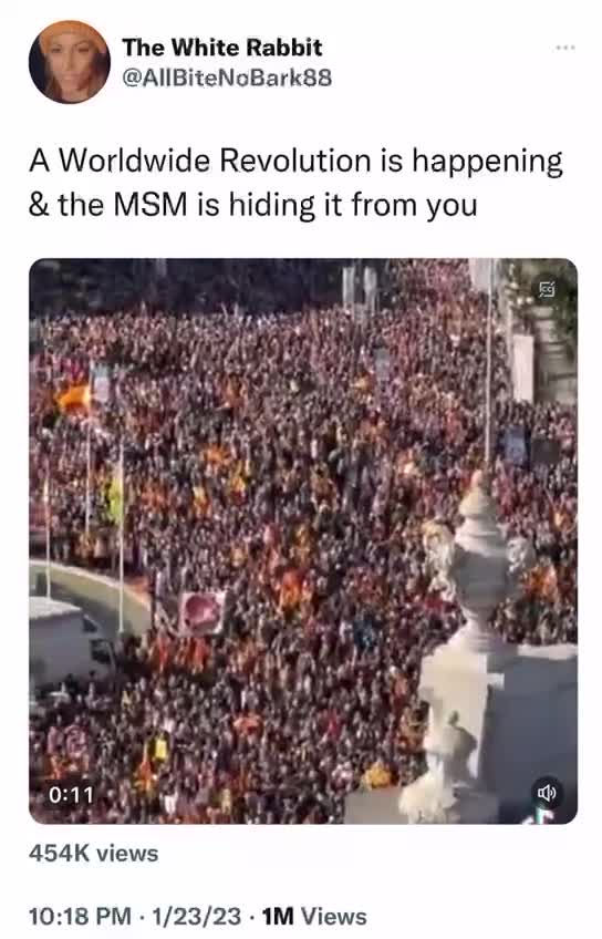 Humanity is revolting against the cabal