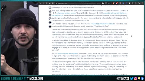 Ron DeSantis EXPOSES Book Ban Hoax, Books SO GRAPHIC Twitter CENSORS His Livestream