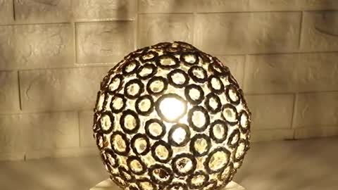 10 Jute craft lamp with balloons-Home made