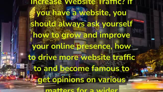 Do You Know How To Increase Website Traffic?