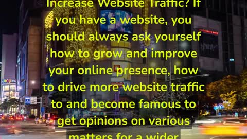 Do You Know How To Increase Website Traffic?