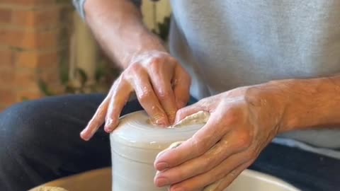 I can’t believe this kinda worked #pottery #asmr #satisfying